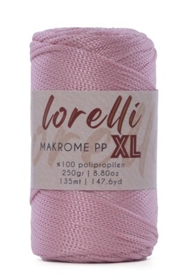 LORELLİ MAKROME PP XL 3MM 072 Soft Pembe - Thumbnail