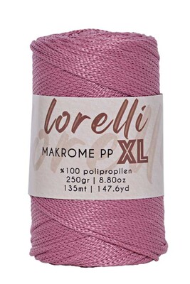 LORELLİ MAKROME PP XL 3MM 090 Gül Kurusu - Thumbnail