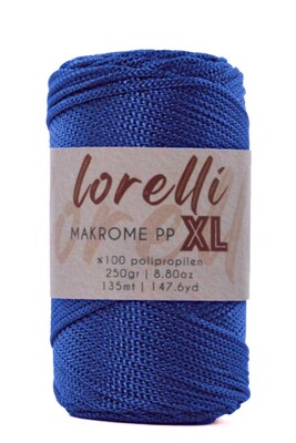 LORELLİ - LORELLİ MAKROME PP XL 3MM 252 Saks Mavi
