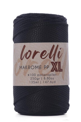 LORELLİ - LORELLİ MAKROME PP XL 3MM 270 Siyah