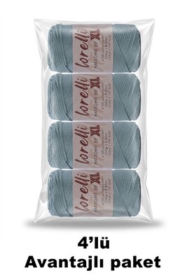LORELLİ - LORELLİ MAKROME PP XL 3MM 4 LÜ PAKET 168 Çağla Yeşili