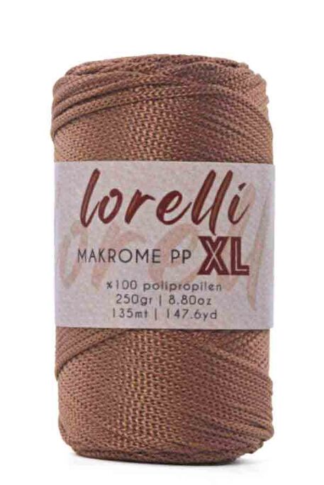 LORELLİ - LORELLİ MAKROME PP XL 3MM 200 Kızıl Kahve