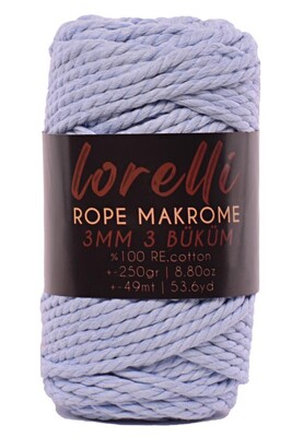 LORELLİ ROPE MAKROME 160 Bebe Mavi - Thumbnail