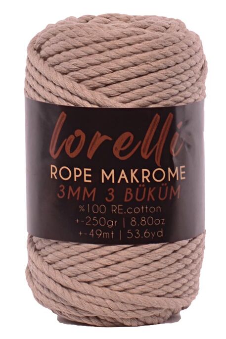 LORELLİ ROPE MAKROME 168 Vizon - 1
