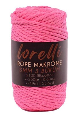 LORELLİ ROPE MAKROME 179 Gül Pembe - Thumbnail