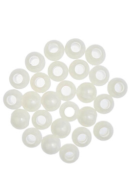  - MACROME BEADS 04 PEARL WHITE 25 GR