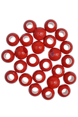  - MACROME BEADS 06 RED 25 GR