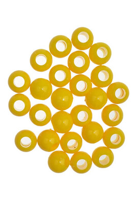  - MACROME BEADS 12 YELLOW 25 GR