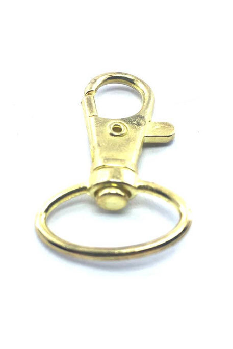 Hobitu Yarn - MAKROME KEY RING CLIP GOLD 5 PİECE