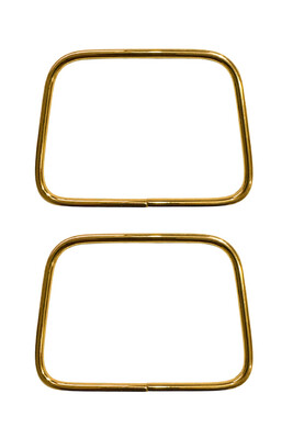  - METAL ÇANTA SAPI DİKDÖRTGEN 11 CM GOLD 5MM