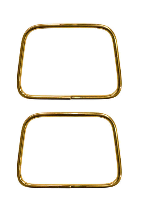  - METAL ÇANTA SAPI DİKDÖRTGEN 11 CM GOLD 5MM