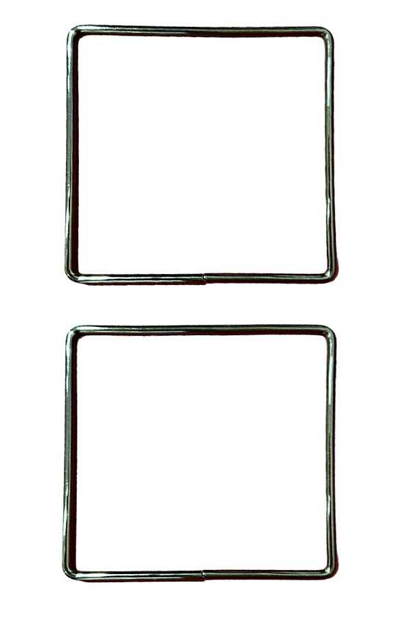 Metal Çanta Sapı Kare 14 Cm Antrasit 5mm