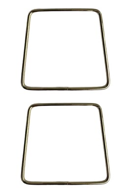  - METAL ÇANTA SAPI KARE 12 CM GOLD 5MM