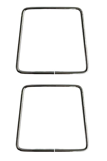  - METAL ÇANTA SAPI KARE 12 CM GÜMÜŞ 5MM