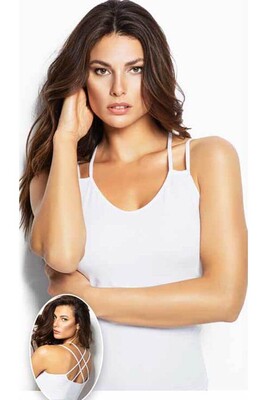 MİSS ELİT 0710 İP ASKI SIRT DETAY ATLET