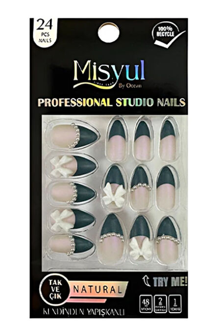  - MİSYUL 2015 YAPIŞKANLI TIRNAK 24 LÜ TAŞLI