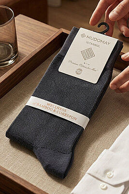 MUDOMAY ERKEK ÇORAP BAMBU CORESPUN 26470