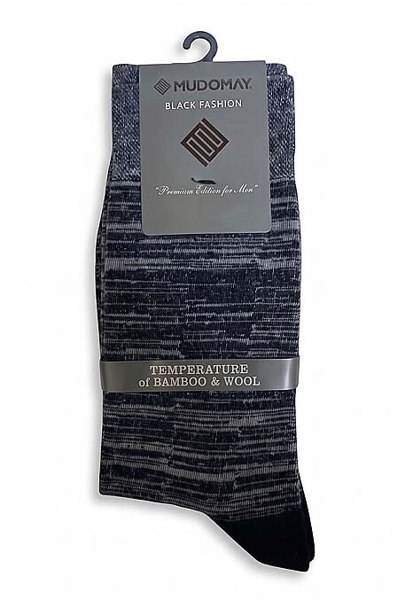 MUDOMAY ERKEK ÇORAP BAMBU WOOL 23003 - 3