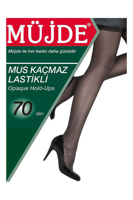 MÜJDE - MÜJDE MUS KAÇMAZ LASTİKLİ 70 DENYE ÇORAP