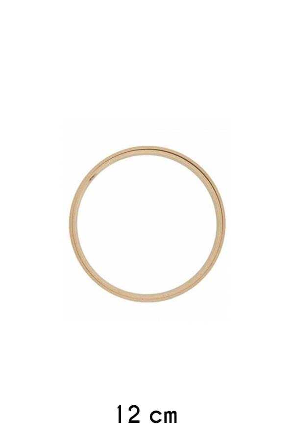 Nakış Kasnağı Düz Yuvarlak Ahşap 8 Mm 201-1 No: 2 (12.5cm)