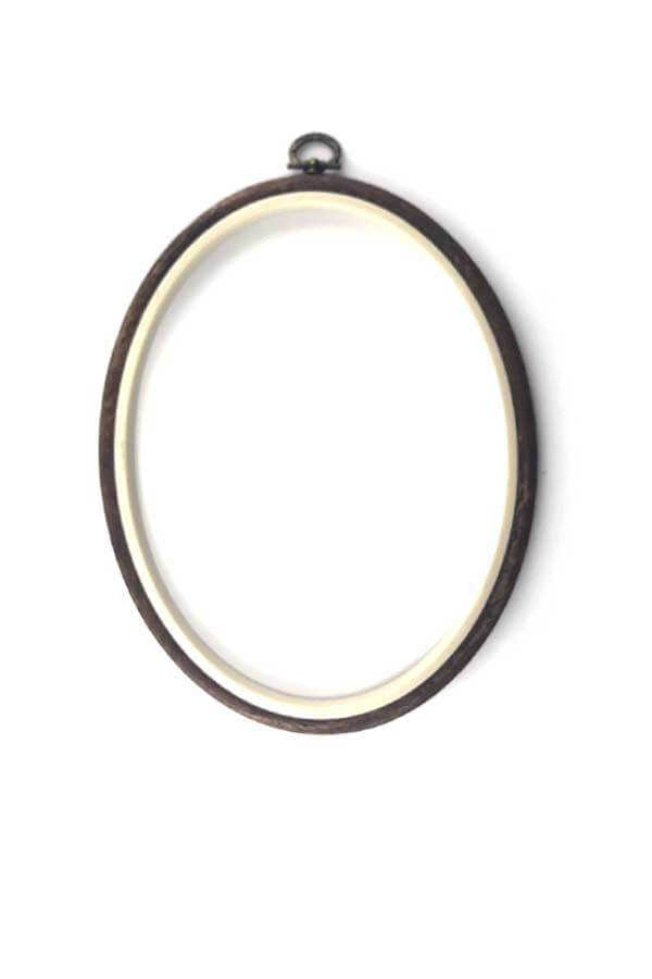 Nakış Kasnağı Oval Plastik Pano No: 5 (20cm)
