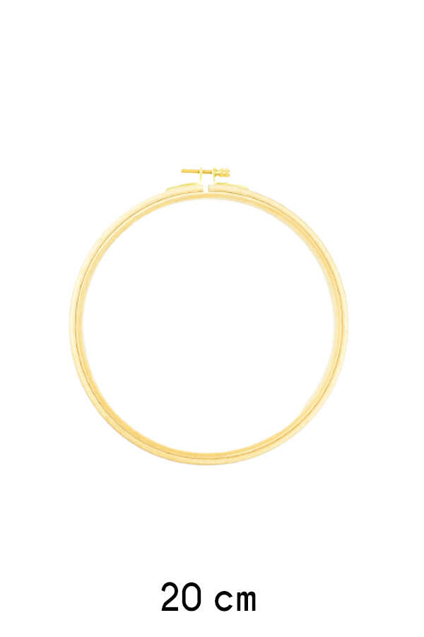 Nakış Kasnağı Vidalı Yuvarlak Ahşap 13 Mm No: 4