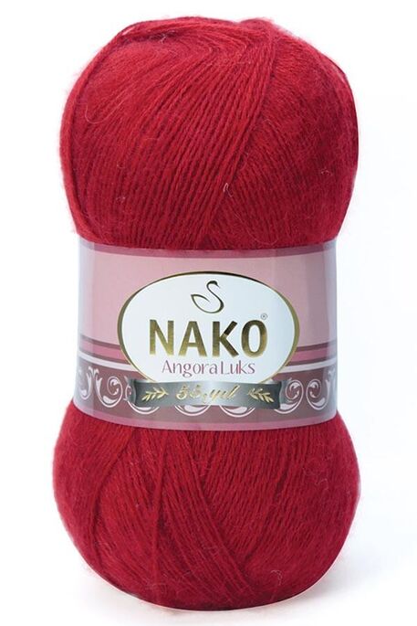 NAKO - NAKO ANGORA LÜKS 1175 Koyu Kırmızı