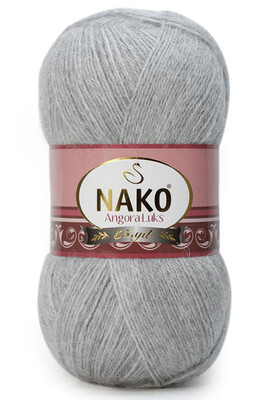 NAKO ANGORA LÜKS 195 Açık Gri Melanj