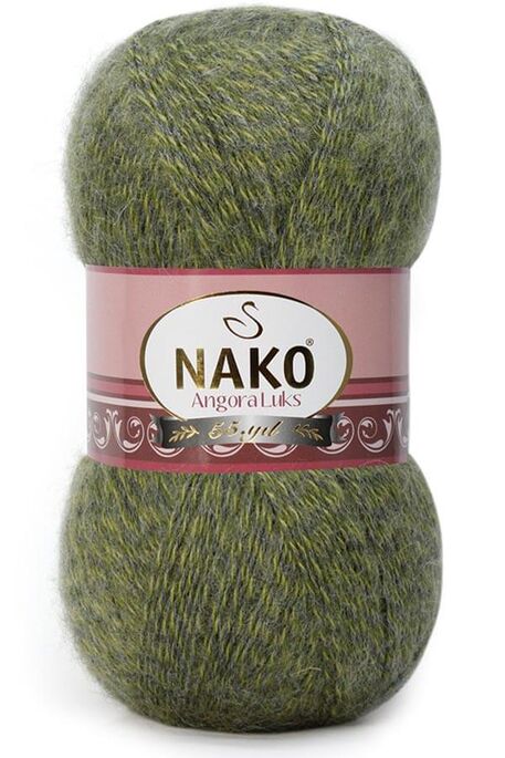 NAKO ANGORA LÜKS 21358 Yeşil Muline - 1