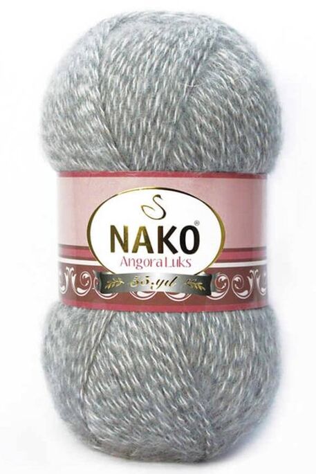 NAKO ANGORA LÜKS 21422 Galaktik Gri Muline - 1