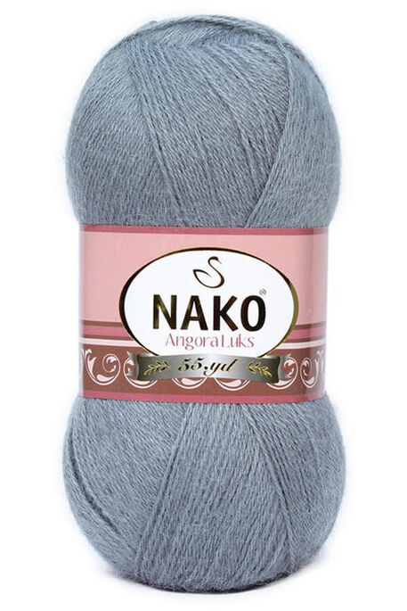 NAKO ANGORA LÜKS 3468 Koyu Metalik Gri - 1