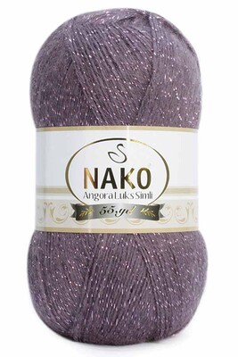 NAKO ANGORA LÜKS SİMLİ 11598 Mürdüm