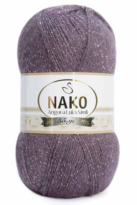 NAKO ANGORA LÜKS SİMLİ 11598 Mürdüm - 1