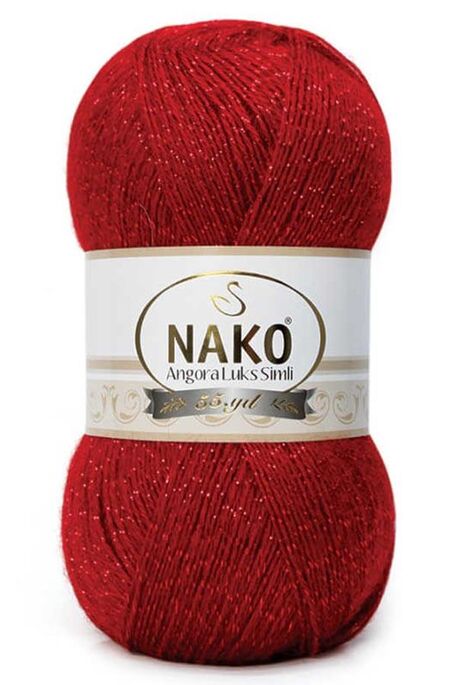 NAKO ANGORA LÜKS SİMLİ 1175K Koyu Kırmızı - 1