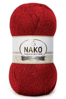 NAKO - NAKO ANGORA LÜKS SİMLİ 1175K Koyu Kırmızı