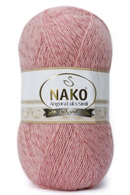 NAKO - NAKO ANGORA LÜKS SİMLİ 1424 Pembe Altın