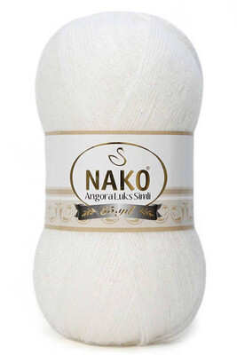 NAKO ANGORA LÜKS SİMLİ 208SE Beyaz