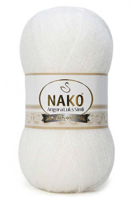 NAKO ANGORA LÜKS SİMLİ 208SE Beyaz - 1