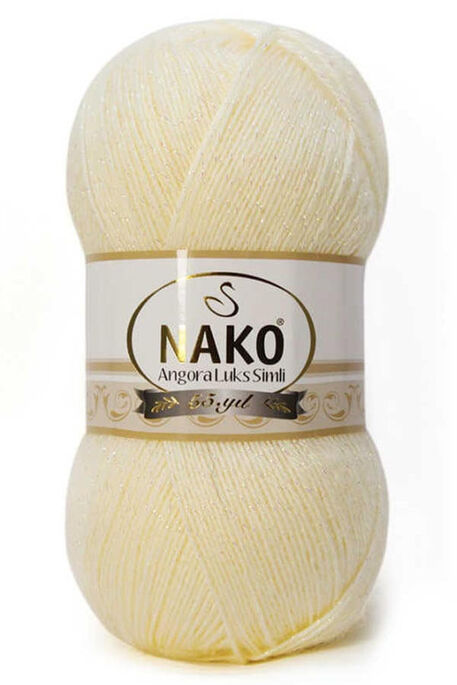 NAKO - NAKO ANGORA LÜKS SİMLİ 256SE Krem