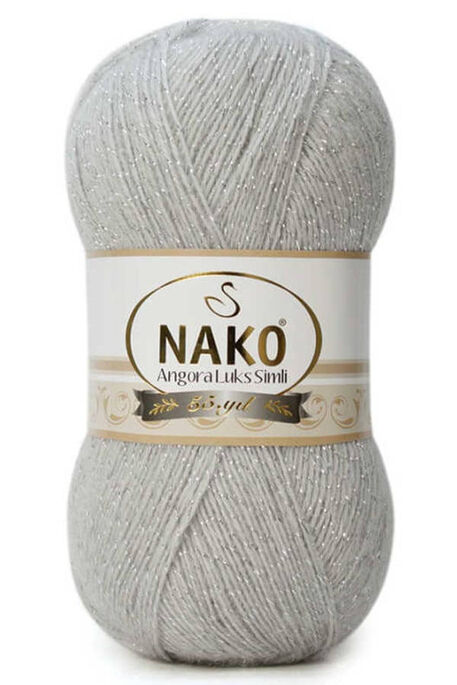 NAKO - NAKO ANGORA LÜKS SİMLİ 969G Gümüş Gri