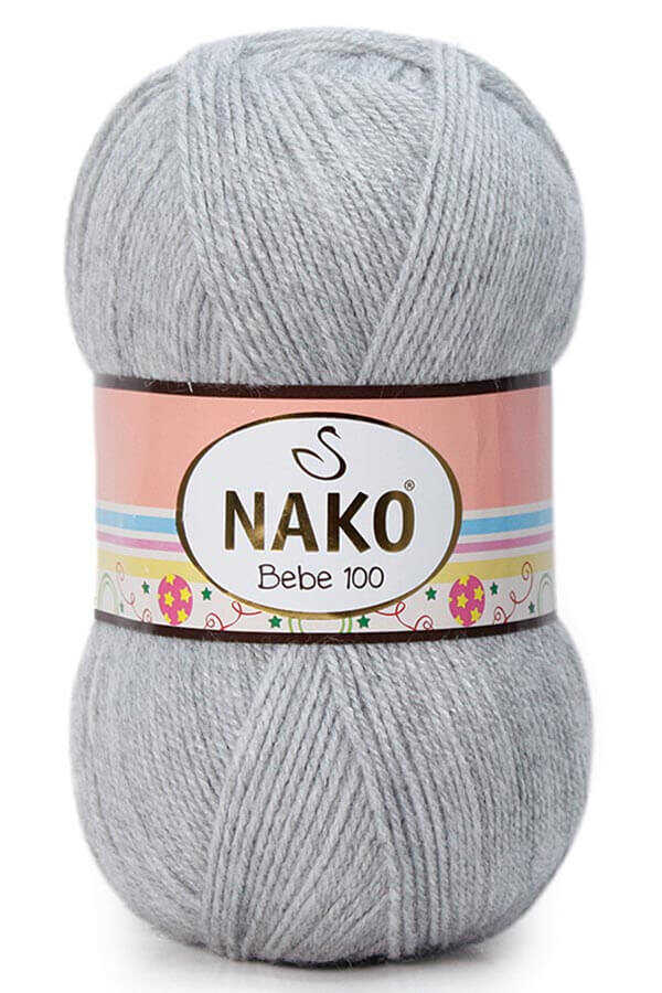 NAKO BEBE 100 195 Açık Gri Melanj