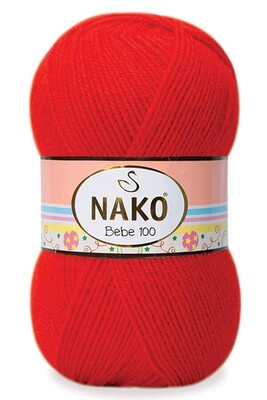 NAKO BEBE 100 207 Alev Kırmızı 