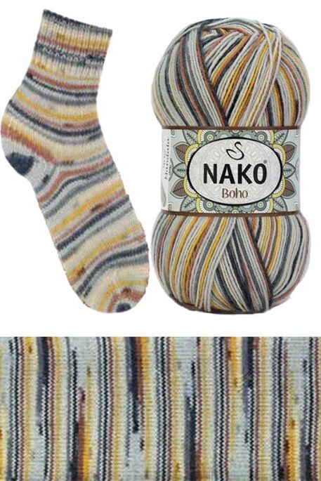 NAKO BOHO CONCEPT 82453 Grey Mandala - 1