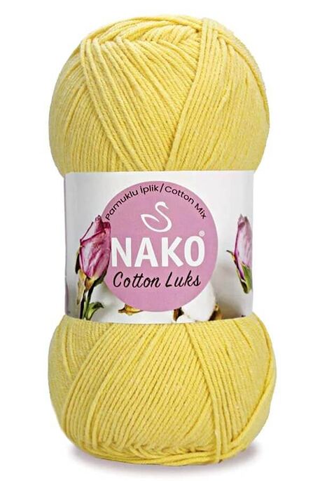 NAKO COTTON LÜKS 97554 Açık Sarı - 1