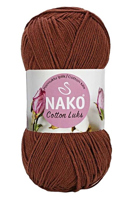 NAKO COTTON LÜKS 97556 Kızıl Kahve - 1