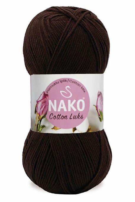NAKO COTTON LÜKS 97593 Koyu Kahve - 1