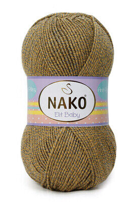 NAKO ELİT BABY 21354 Sarı - Gri Muline - 2