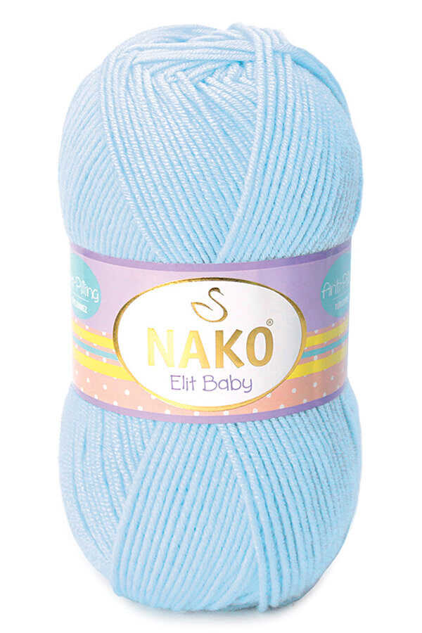 NAKO ELİT BABY 4687 Bebek Mavisi BEBE İPLİKLERİ NAKO