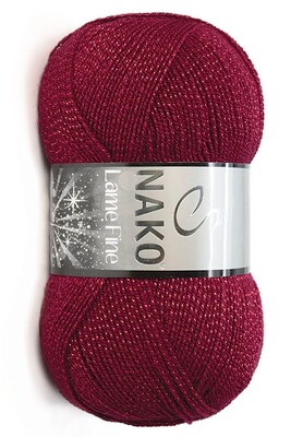 NAKO LAME FINE 6592K Bordo + Kırmızı