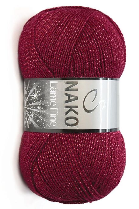 NAKO LAME FINE 6592K Bordo + Kırmızı - 1